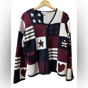 Christopher & Banks Patriotic style sweater